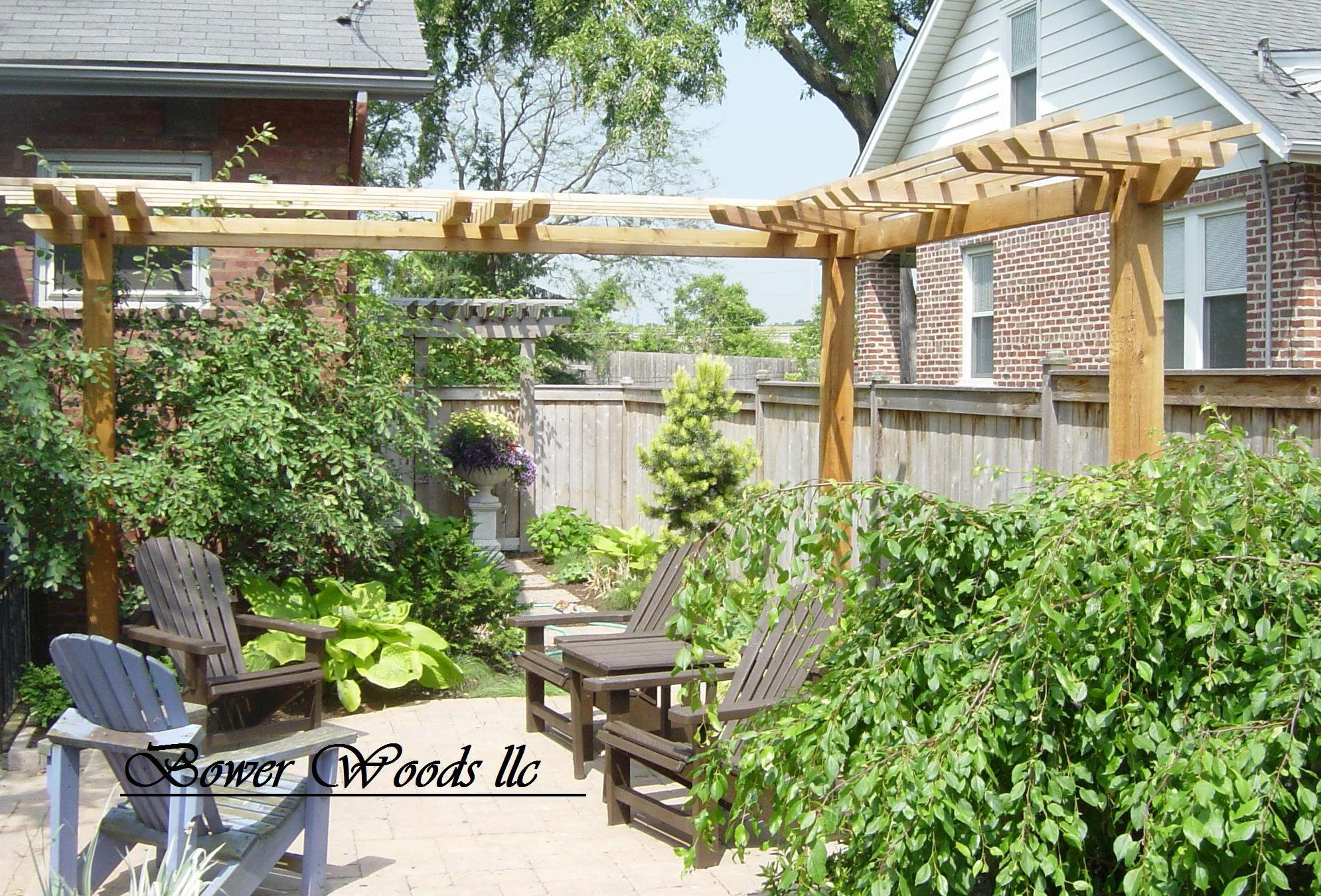 Rustic Garden Structures Pergolas