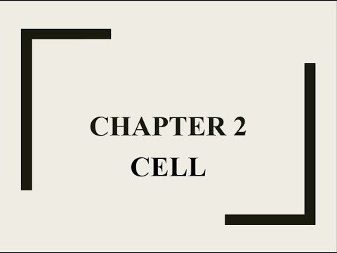 Chapter 2 | Cell