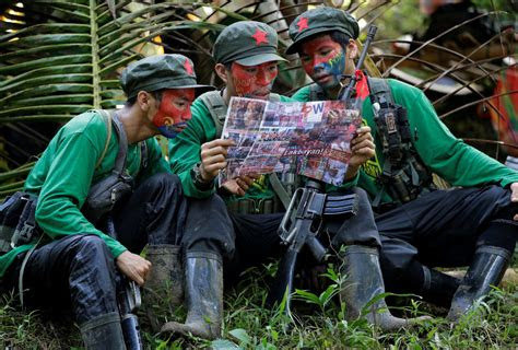 communist rebels die  gunfights  philippine troops