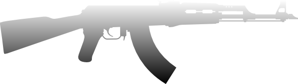 Download Ak-47 One Gun Clip Art at Clker.com - vector clip art ...
