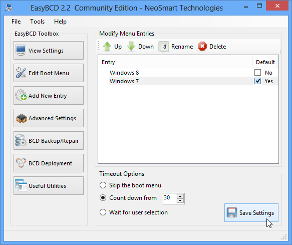 How to do it in EasyBCD