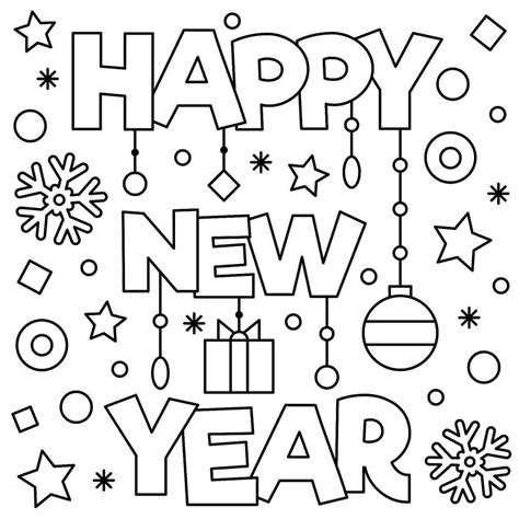 New year celebration from happy new year . free january coloring pages printable