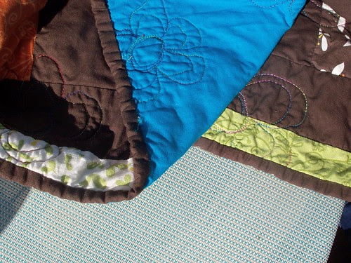 Quilt! And the binding.