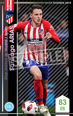 サンティアゴ アリアス Footistaカードデータ詳細
