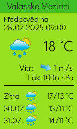 Počasí Valasske Mezirici - Slunečno.cz