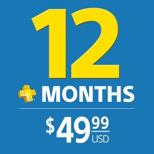 12 Month PS Plus