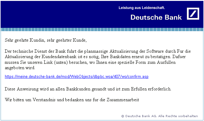 Tu Berlin Hoax Info Extra Blatt Identity Theft Datendiebstahl Phishing