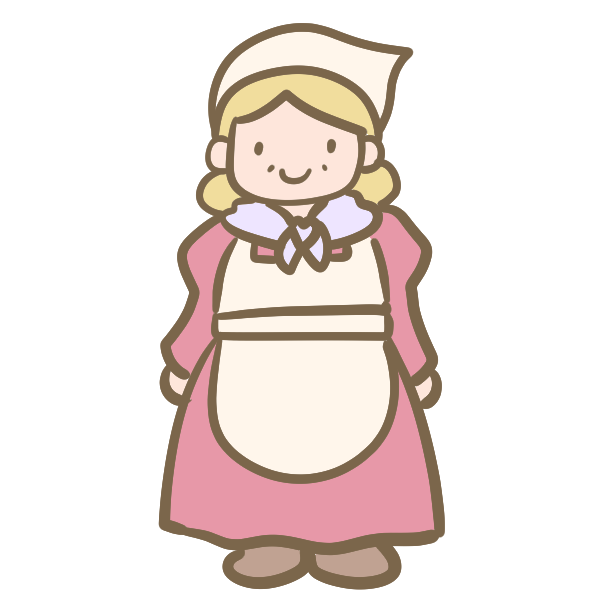 外国のおばあちゃんのイラスト かわいいフリー素材が無料のイラストレイン
