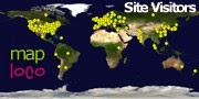 Locations of Site Visitors