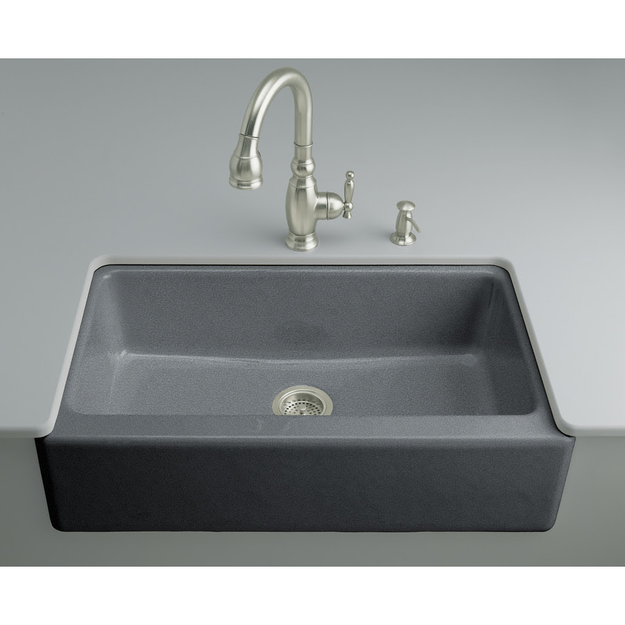 Shop KOHLER Cape Dory Single-Basin Undermount Enameled ...
