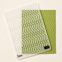 Zig Zag Textured Impressions Embossing Folder