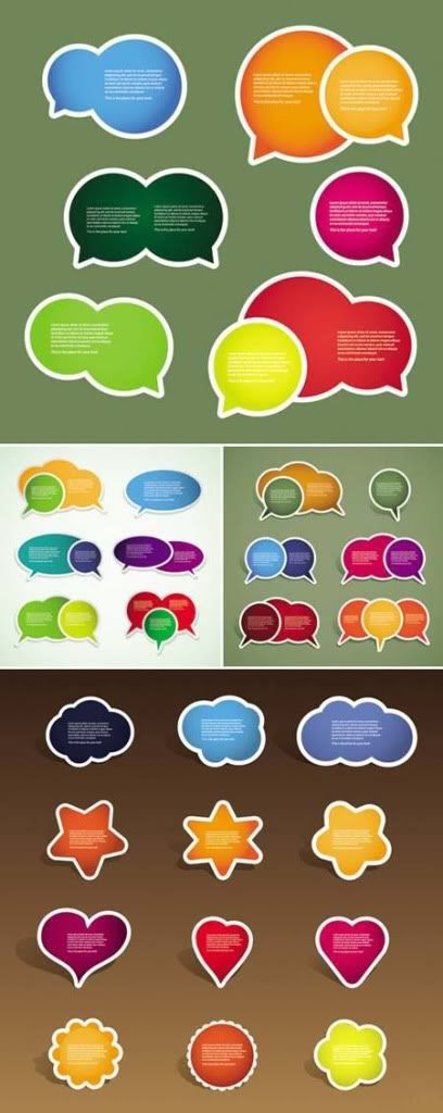 Stock vector - Color Tags Labels