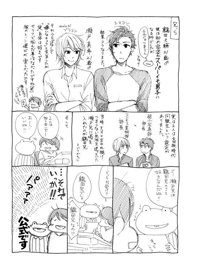 すがあつし ぶろぐ つるた部長はいつも寝不足 部長うらばなし〆 後編