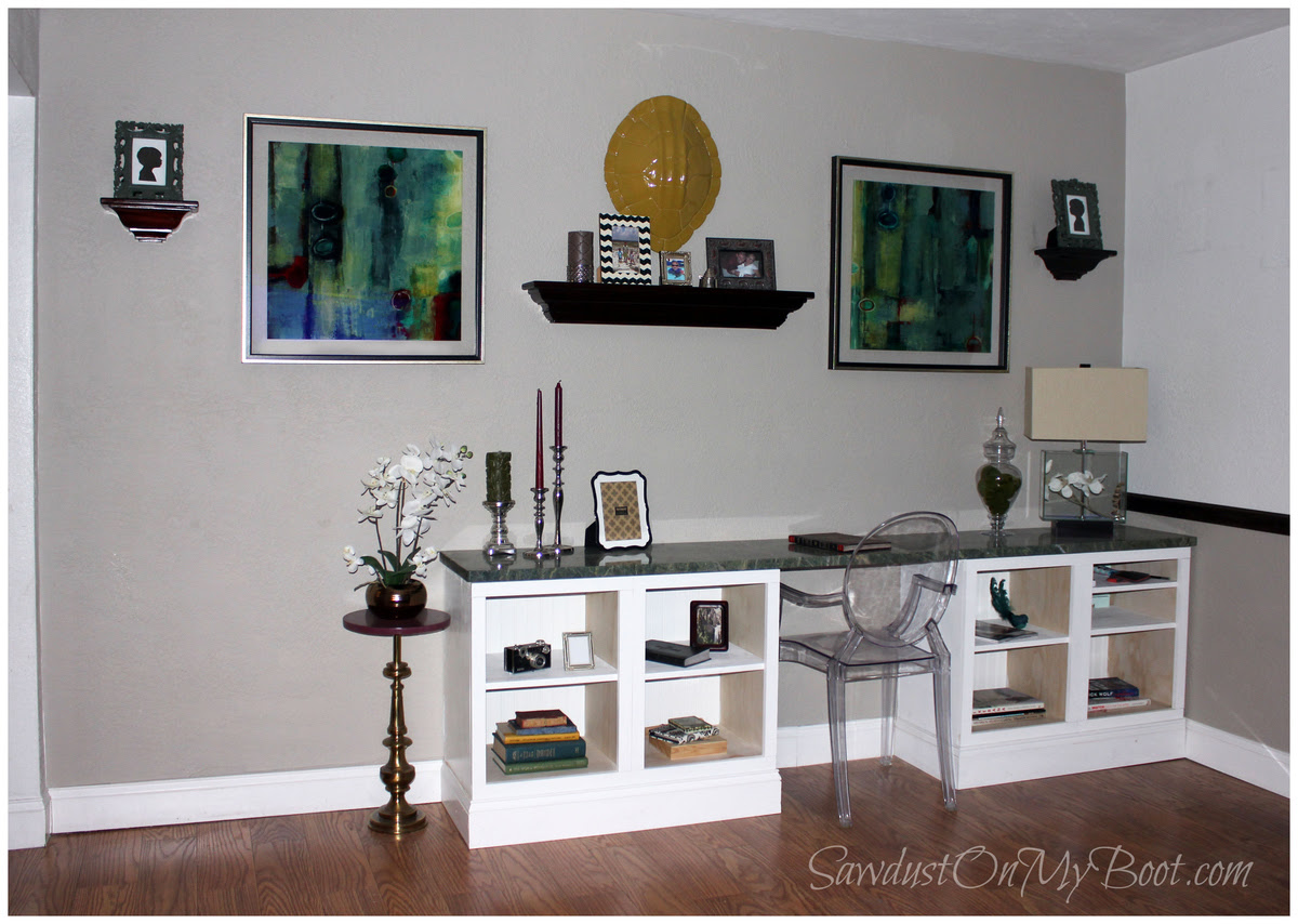 Ana White Built-In Desk - DIY Projects