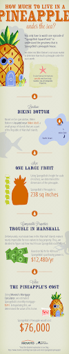 Infographic: How Much To Live In A Pineapple Under The Sea?