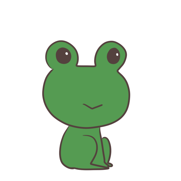カエルのイラスト かわいいフリー素材が無料のイラストレイン