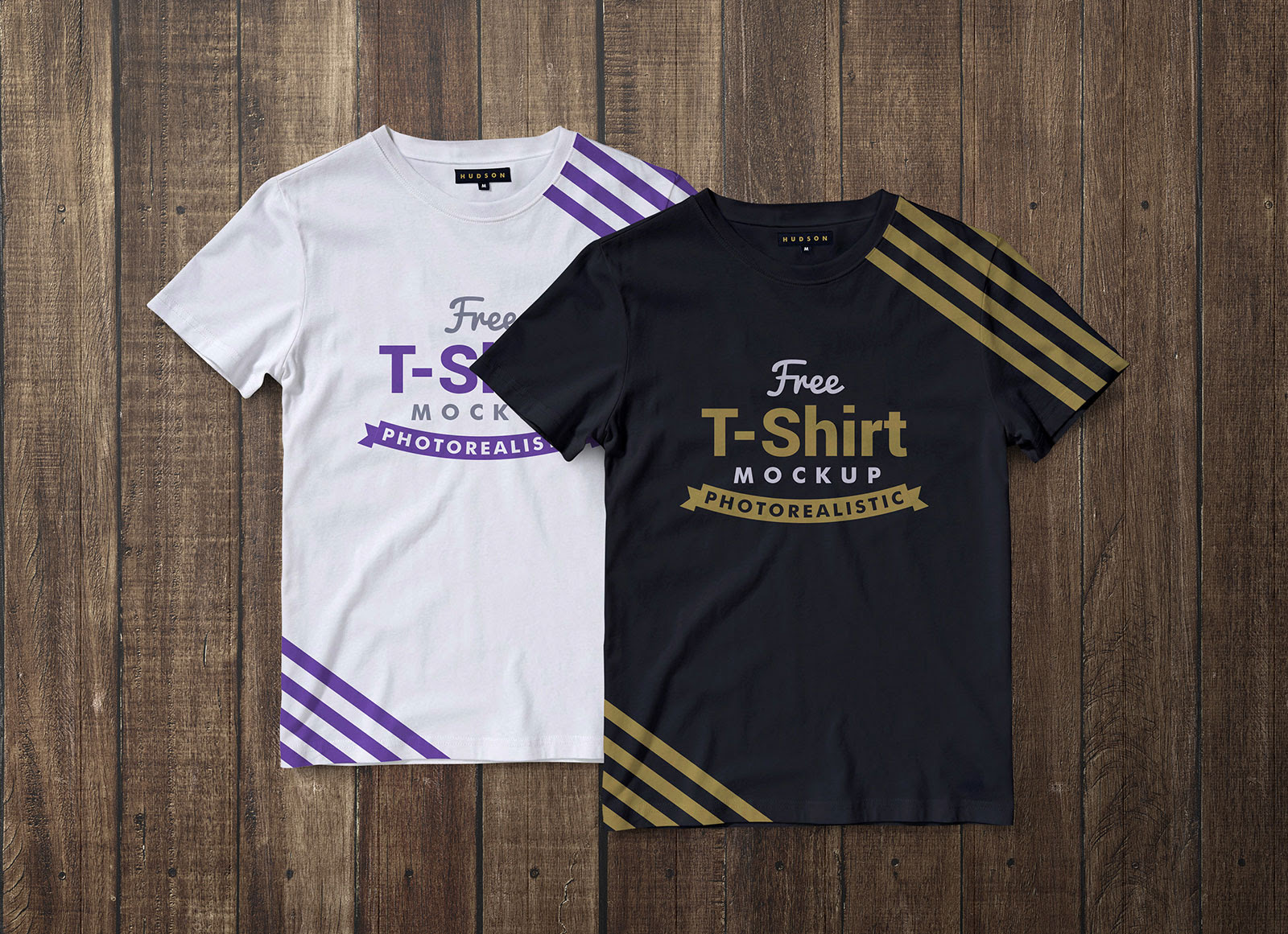 Download Free Black & White Half Sleeves T-Shirt Mockup PSD - Good ...