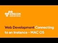 Connecting to an Instance - MAC OS