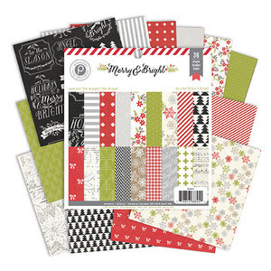 Merry & Bright 6 x 6 Paper Pad - Pink Paislee