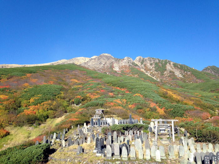 御嶽山 紅葉情報 八合目女人堂より