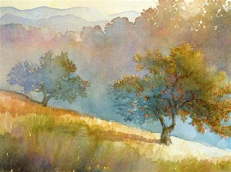 ideas  watercolor landscape paintings