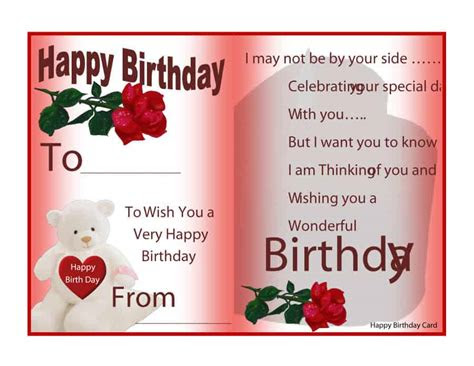  21 free 41 free birthday card templates word excel formats
