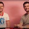 “It felt warm inside” is a very real quote by Nicholas Hoult about Superman co-star David Corenswet