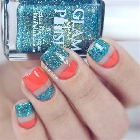 stunning glitter nail designs