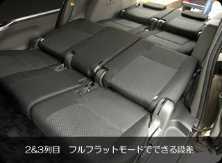 ピラーレスで開口部広々 アイシスでenjoy車中泊 フルフラットセットでキャンピングカーみたいな快適空間を