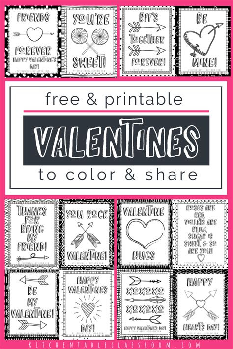 Take a look at our gorgeous collection of printable valentines for kids and adults, including printable cards you can color in too! these printable valentine cards print in black white and add some