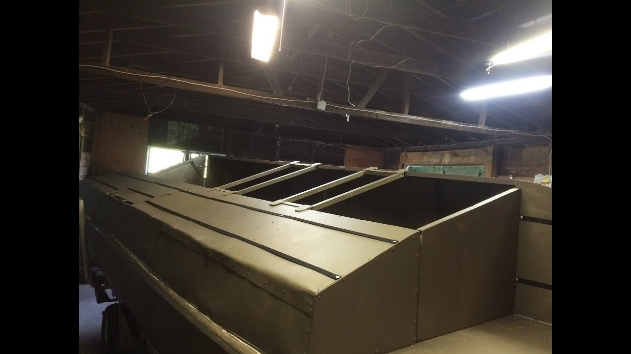 Custom Aluminum Duck Boat Blind Part I Carolina Skiff ...