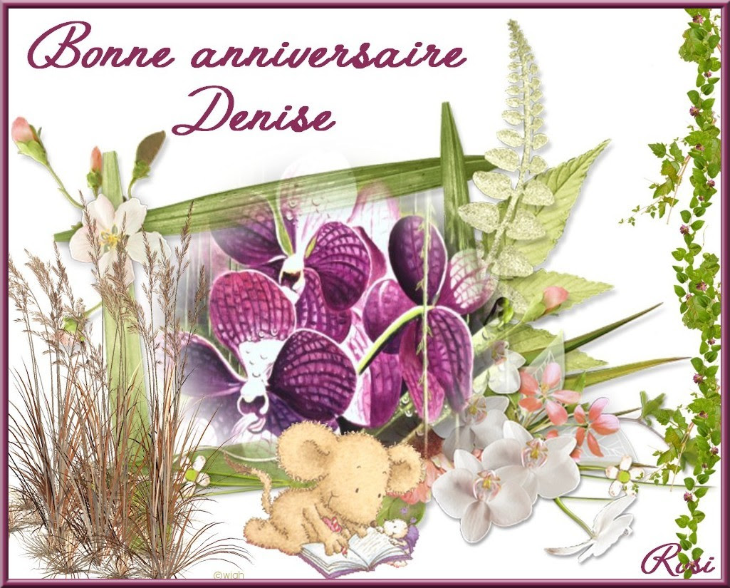 Bon Anniversaire Denise Shan
