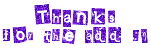 Myspace Comment: Thanks For The Add 26