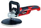 Einhell CC-PO 1100/1E Pulidora Lijadora,1100 W, Revoluciones Máximas 1000 - 3000 rpm, Diámetro Disco de 180 mm, Control de Velocidad Electrónico