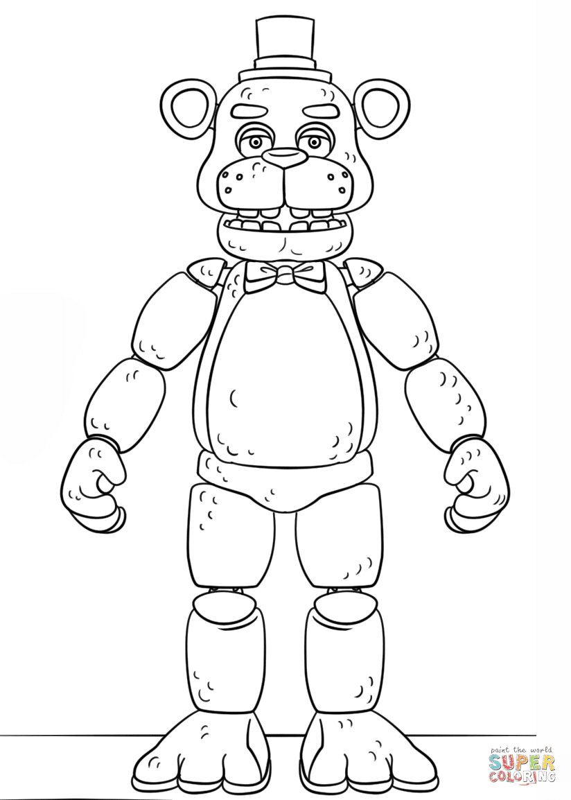 Bonnie Coloring Pages At Getdrawings Free Download