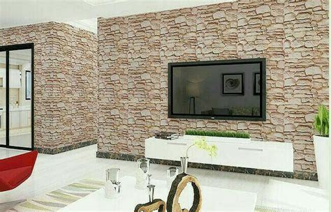 jual terbaru wallpaper dinding motif batu alam retak retak