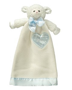 Komet Creations Lovie Babies Lenny Blue Lamb Blanket - 15