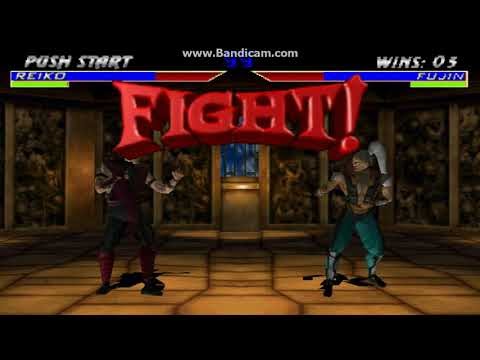 Mortal Kombat 4 Gameplay   Play as Fujin in Warrior Level