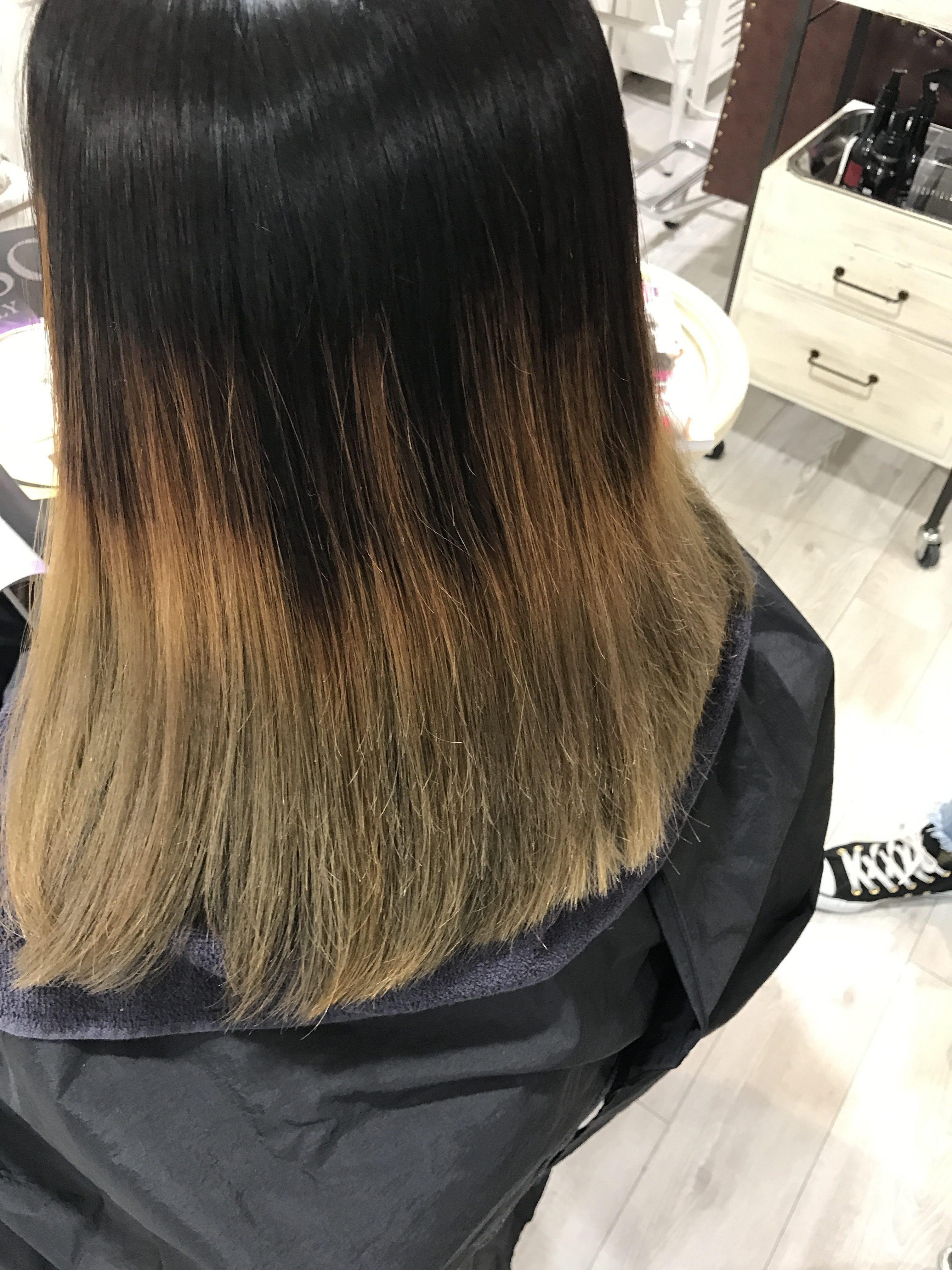 失敗されたグラデーションカラーを直す カラーレシピ付き 亀有の外国人風ヘアカラーが得意な美容院 La Chouchou ラ シュシュ