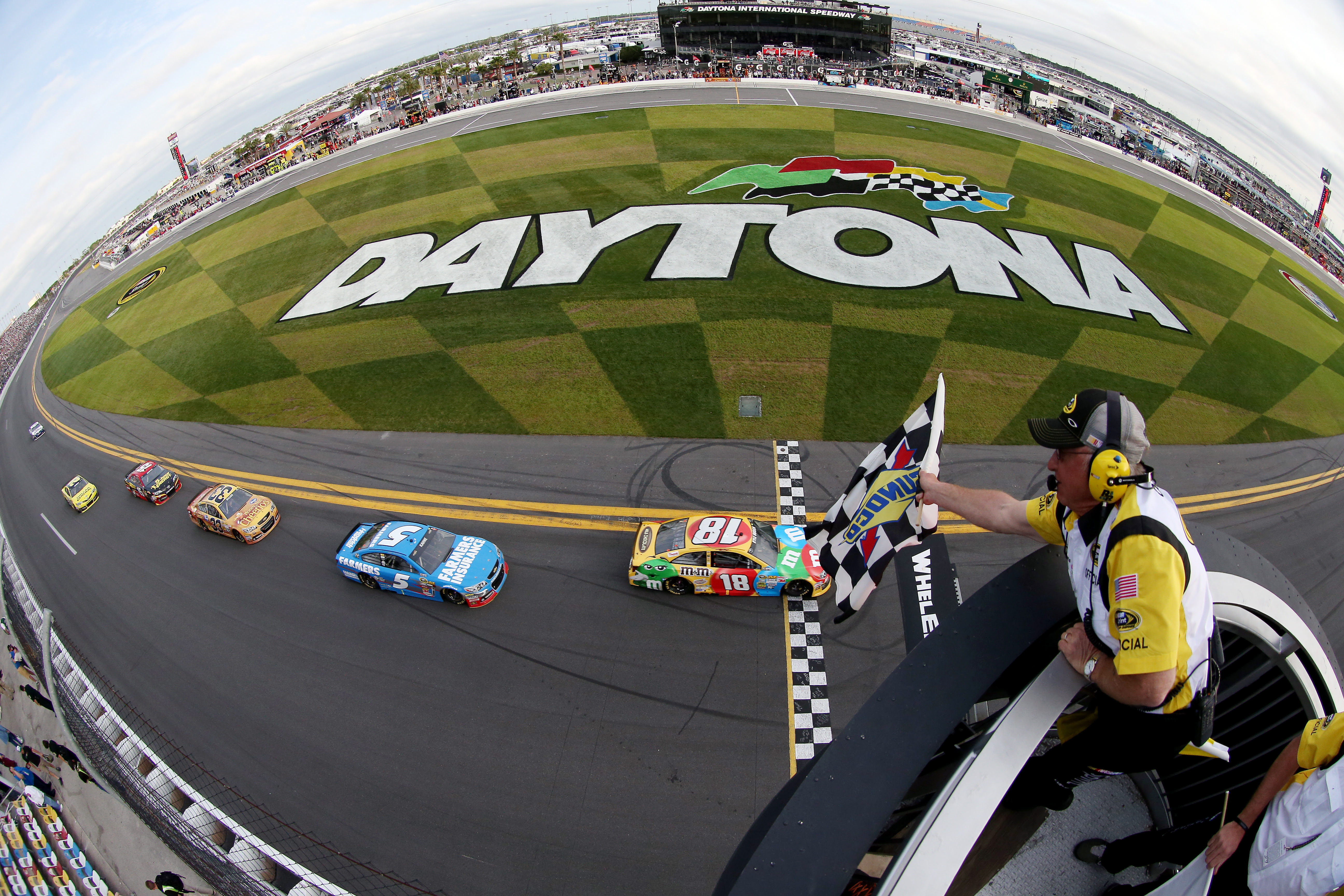 Spoiler 2013 Nascar Sprint Cup Series Duel 2 Daytona Checkered Flag Nascar