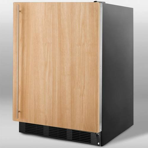 Summit AL652BIF 5.1 cu. ft. Freestanding Refrigerator &#1110n Black Exterior w&#1110th Integrated Door Frame
