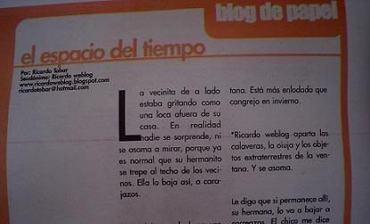 ricardo weblog, en directo.