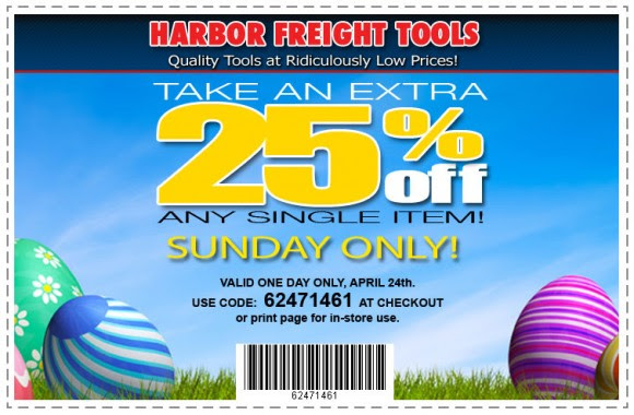 Harbor Freight 25% Off Coupon — DO IT: Projects, Plans, and ...