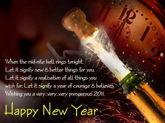 Awesome New Year Greetings wallpapers