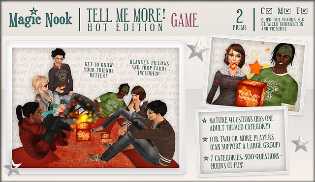 [MAGIC NOOK] Tell Me More! Hot Edition