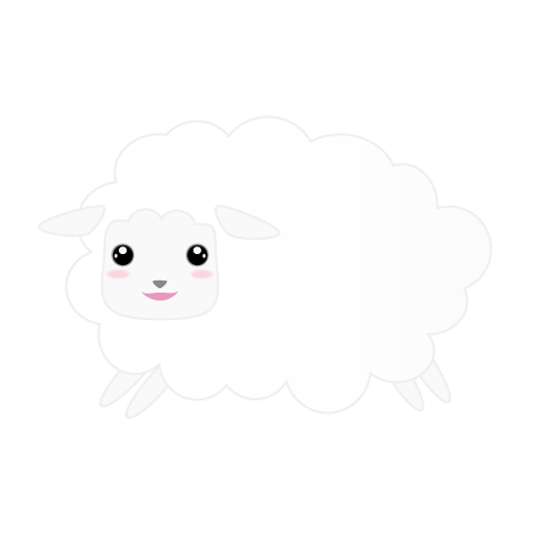 動物 羊のイラスト素材の配布 駆け出しwebデザイナーの素材作成ブログ