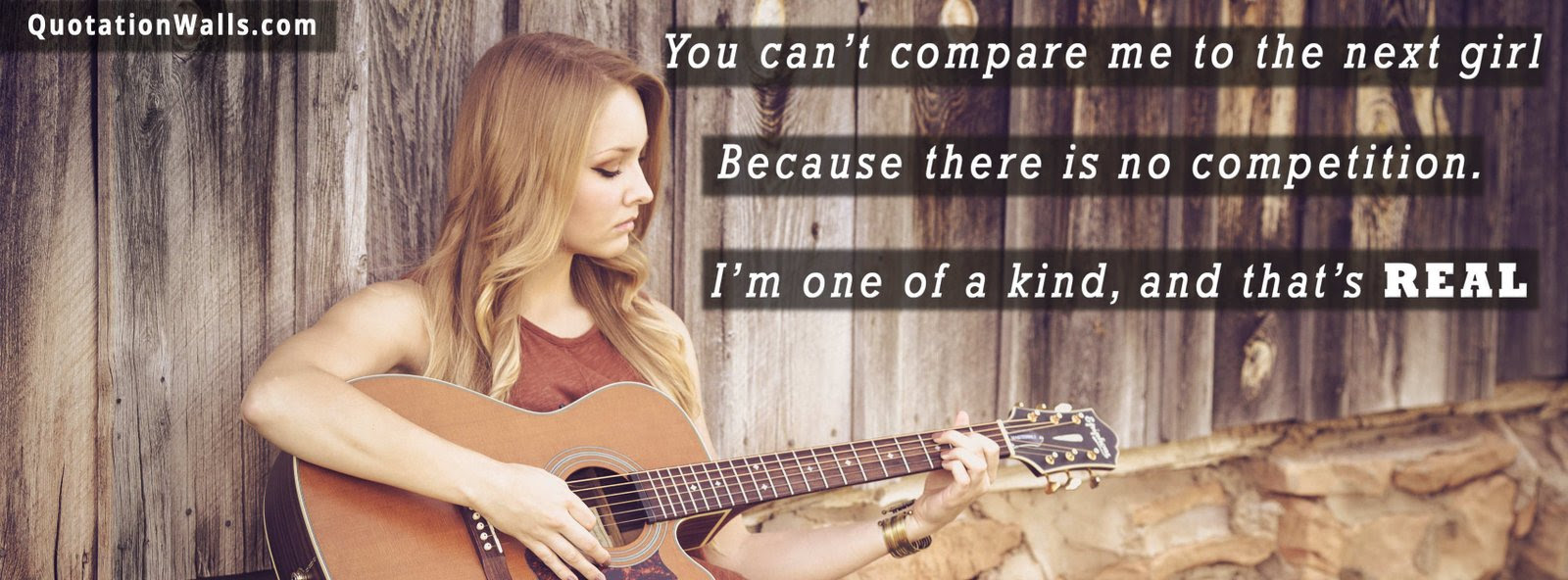 Real Girl Attitude Facebook Cover Photo Quotationwalls