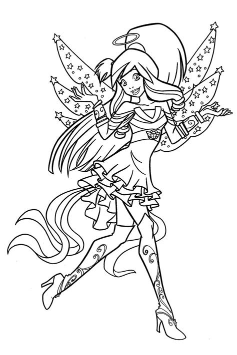 angels friends coloring pages    print
