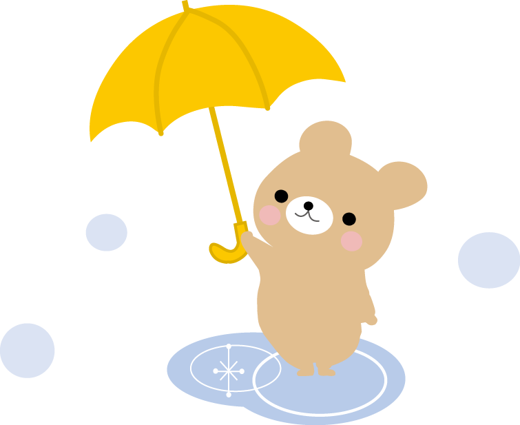 梅雨のイラスト かさ 無料イラスト フリー素材