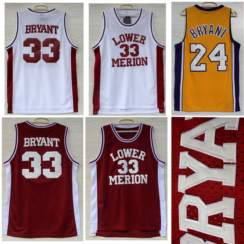 los angeles kinderen 24 kobe bryant jersey jeugd jersey 33 lager ...